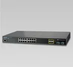 Planet - GS-5220-16T4S2X - L2+ 16-Port 10/100/1000T + 4-Port 100/1000X SFP + 2-Port 10G SFP+ Managed Ethernet Switch