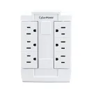 Cyber Power - GT600P - Swivel Wall Tap, Expands two grounded outlets into six grounded, swivel outlets.