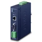 Planet - ICS-2100T - IP30 Industrial 1-Port RS232/RS422/RS485 Serial Device Server (1 x 10/100BASE-TX, -40~75 degrees C, dual 9~48V DC, Web, Telnet and SNMP management )