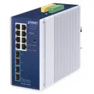 PLANET - IGS-4215-8T4X - Industrial L2/L4 8-Port 10/100/1000T + 4-Port 10G SFP+ Managed Ethernet Switch