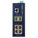 Planet - IGS-5225-4P2S - IP40 Industrial L2+/L4 4-Port 1000T 802.3at PoE + 2-Port 100/1000X SFP Full Managed Switch (-40 to 75 C)