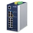 PLANET - IGS-5225-8T2S2X - Industrial L3 8-Port 10/100/1000T + 2-Port 1G/2.5G SFP + 2-Port 10G SFP+ Managed Ethernet Switch
