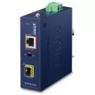 Planet - IGTP-815AT - IP30 Compact size Industrial 100/1000BASE-X SFP to 10/100/1000BASE-T 802.3at PoE+ Media Converter (-40 to 75 C)