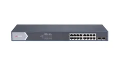 Hikvision - DS-3E1518P-SI - Smart Series 16-ch Gigabit PoE Switch