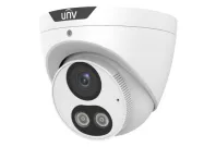 Uniview - IPC3615SE-ADF28KM-WL-I0 - 5MP ColorHunter Fixed Warm Light Turret Network Camera, 2.8mm