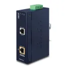 Planet - IPOE-162 - IP30, Industrial 802.3at (30W) High Power PoE Injector (-40 to 75 C, 12V~48V DC power boost)