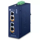 PLANET - IPOE-270-12V - Industrial 2-port Multi-Gigabit 802.3bt PoE++ Injector Hub w/12V Booster (-40~75C, 12~54VDC)