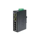 Planet - ISW-621TF - IP30 Slim Type 4-Port Industrial Ethernet Switch + 2-Port SFP Fiber (-40 - 75 C)