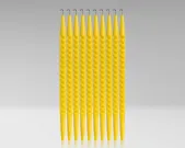Jonard - JIC-22035NT/10 - Probe Pick, Yellow W/Out Shrink Tubing - (Pack of 10)
