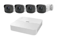 Uniview - KIT/301-08LB-P8/4*2122LR3-PF40M-D - 1 Hard Disk 8-Channel PoE NVR Kit (Including 4 PCS 2MP Network Mini Metal IR Bullet Camera)