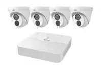 Uniview - KIT/301-08LB-P8/4*3612LR3-PF28-D - 1 Hard Disk 8-Channel PoE NVR Kit (Including 4 PCS 2MP Network Turret Camera)