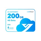 Luminys - LCL-6DATA200GU - LumiCloud 4G Data 200GB USA: 6 months