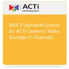 ACTi - LNVR3002 - NVR 3 Standard License for Camera / Video Encoder (1-Channel)