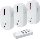 SECO-LARM - LS-313A-14Q - Wireless Outlet Controller - 3 Wireless Outlets, 1 Remote