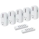 SECO-LARM - LS-525A-14Q - Wireless Outlet Controller - 5 Wireless Outlets, 2 Remote