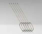 Jonard - M-125/5 - Spring Hook, Push, 6" (Pkg. 5)