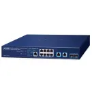 Planet - MGS-6311-10T2X - Layer 3 8-Port 2.5GBASE-T + 2-Port 10GBASE-T + 2-Port 10GBASE-X SFP+ Managed Ethernet Switch(Hardware-based Layer 3 RIPv1/v2, OSPFv2 dynamic routing, supports ERPS Ring)