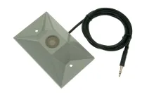 ETS - ML1-WP - IP57 Un-Pre-Amplified, Surface Mount, Weather proof, Omni-directional Microphone, 6' 3.5mm Cord