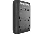 MINUTEMAN - MMS-WAL6U3 - Surge Wall Tap, 2160J, USB Charger
