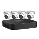 Dahua - N444E42C - IP Kit: 4-CH NVR + 4 x 4MP, VU-MORE Night Color Eyeball Cameras