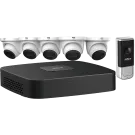 Dahua - N484E62A - 8-Channel Video Doorbell Security System