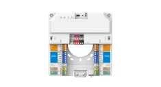 Hanwha - NHP-P200 - Powered by OnCAFE, IP Controller supporting (2) doors, featuring (2) Wiegand/OSDP reader ports (up to 4 OSDP Readers), (5) Supervised Inputs, up to (4) Unsupervised OSDP Flex Inputs, (2) Form-C wet relay outputs with dry/12VDC/24V