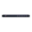 Cyber Power - PDU15B6F12R - 15A (Derated to 12A), 120 V, 50Hz/60Hz, NEMA 5-15P plug, 18 NEMA 5-15R, 1U Rackmount, 15 ft Cord