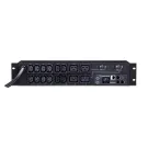 Cyber Power - PDU31008 - Monitored PDU 30A 240V (12) IEC-C13 (4) IEC-C19 Outlets L6-30P 12ft Cord SNMP 2U