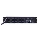 Cyber Power - PDU81009 - SW MBO PDU 30A 208V Metered-by-Outlet Switched PDU 10 C19 Outlets 12ft cord