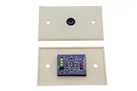ETS - PM1 - Flush Mount Microphone for Use with Professional Audio Mixers. 48Vdc, MIC LEVEL OUTPUT!