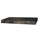 ACTi - PPSW-3100 - 16-Port 802.3at PoE Switch , (PoE Budget 220W)