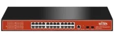 Wi-Tek - WI-PMS326GFR - 24GE+2SFP uplink Full Giga SNMP managed 24V Reverse PoE Switch