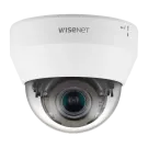 Hanwha - QND-6082R1 - Wisenet Q network indoor dome camera, 2MP @ 30fps, motorized vari-focal lens 3.1x (3.2 ~ 10.0mm) (109°~33°), triple codec H.265/H.264/MJPEG with Wisestream II, 120dB WDR, IR LEDs range 98', defocus detection, hallway View, no au