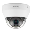 Hanwha - QND-7082R - Wisenet Q network indoor dome camera, 4MP @30fps, motorized vari-focal lens 3.1x (3.2 ~ 10.0mm) (109°~33.2°), triple codec H.265/H.264/MJPEG with Wisestream II, 120dB WDR, IR LEDs range 20m (65.62'), Motion detection, Tampering, 