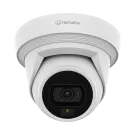Hanwha - QNE-C8013RL - Wisenet Q network outdoor flat-eye camera, 5MP @ 30fps, 3mm fixed focal lens (H: 97° / V: 53°), triple codec H.265/H.264/MJPEG with Wisestream III, 120dB WDR, Dual Light – White LED range 30m (98ft), IR viewable length 30m (98f