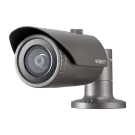 Hanwha - QNO-8010R - Wisenet Q network outdoor vandal bullet camera, 5MP @ 30fps, 2.8mm fixed focal lens (104°), triple codec H.265/H.264/MJPEG with Wisestream II, 120dB WDR, IR LEDs range 65', defocus detection, hallway View,  built-in SD card slot 