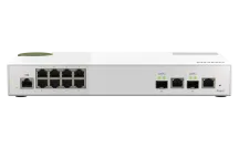 QNAP - QSW-M2108-2C-US - QNAP QSW-M2108-2C, Management Switch, 8 port 2.5Gbps, 2 port 10Gbps SFP+/ NBASE-T Combo. Easy Management with Web Browser