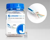 Jonard - RJ45-6100 - RJ45 Cat6 Pass-Through Connectors, 100 Pcs In Jar