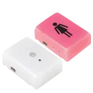 SECO-LARM - RM-R100-KB1Q - 1-Room Occupancy Monitor Kit. Contains Sensor, 1-Room indicator, USB Cable and decals. Powered by 12VDC or USB.