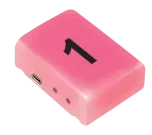 SECO-LARM - RM-R100-RB1Q - 1-Room Indicator with Buzzer - Single Channel LED Receiver, Powered by 12VDC or USB.