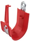 Platinum Tools - HPH64ACFM58-25R - 4" Hammer-On HPH J-Hook, Sz64, Red,  Swivels 360 deg (25 EA)