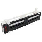 Simply 45 - S45-2612 - 12 Port Loaded UTP Cat6 Patch Panel, 110 style, Wall Mount Bracket, Cable Ties and Rack Mount Screws. 1ea/box