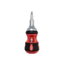 GoSimplyConnect - S45-502 - 7-in-1 multi bit ratcheting screwdriver, 4.5" stubby - 1 ea. Blister Pack