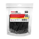 GoSimplyConnect - S45-70418-100 - 4" 18lb UV Black Cable Ties - 100pc Bag