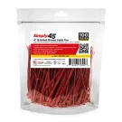 GoSimplyConnect - S45-70418P-100 - 4" 18lb UV Red Plenum Cable Ties - 100pc Bag