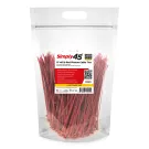GoSimplyConnect - S45-70840P-500 - 8" 40lb UV Red Plenum Cable Ties - 500pc Bag