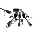 GoSimplyConnect - SAV-L002 - ProAV 8K Loaded Adapter Includes: (1) DP1.4, (1) MDP1.4, (1) USB-C, (1), (1) Source Harness, (1) Locking Harness