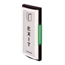 SECO-LARM - SD-7098-SKDQ - Surface-mount Elbow RTE Push Plate, LED indicator (Red-Standby, Green Triggered). Outputs 1A@30VDC. 12/24 VDC operation. Current draw 24mA@12VDC standby 45mA Active