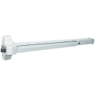 SECO-LARM - SD-962AR-36A - Rim-Type Exit Device for 36" doors (32¾" length). Dead latch for additional security, reversible, bar can be locked open. UL Listed, Silver.