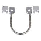 SECO-LARM - SD-969-M15Q/S - Stainless-steel armored door cord with removeable cover (Silver), cord length 15" (39cm).